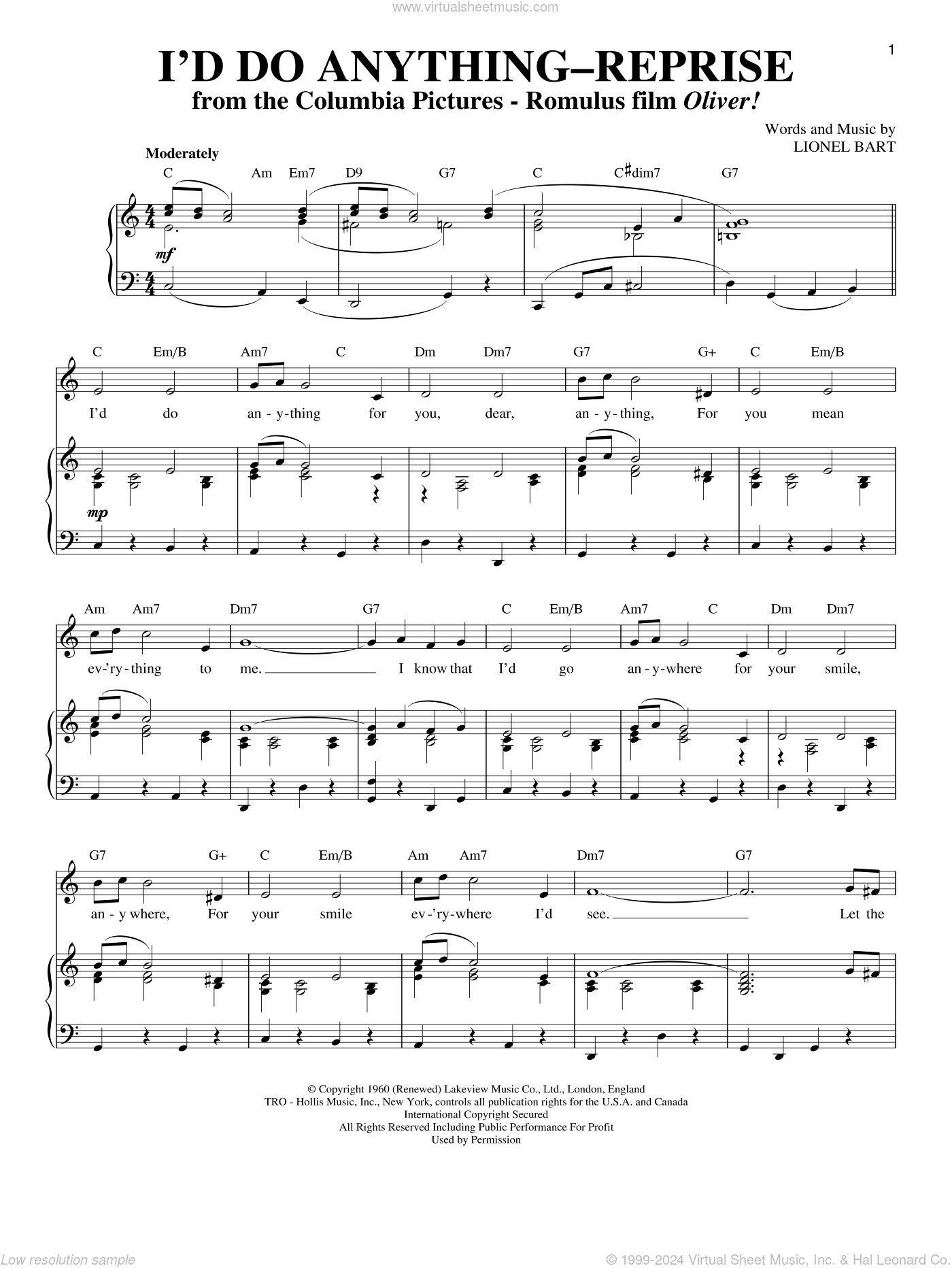 I'd Do Anything - Reprise