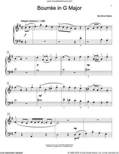 Bourre In G Major