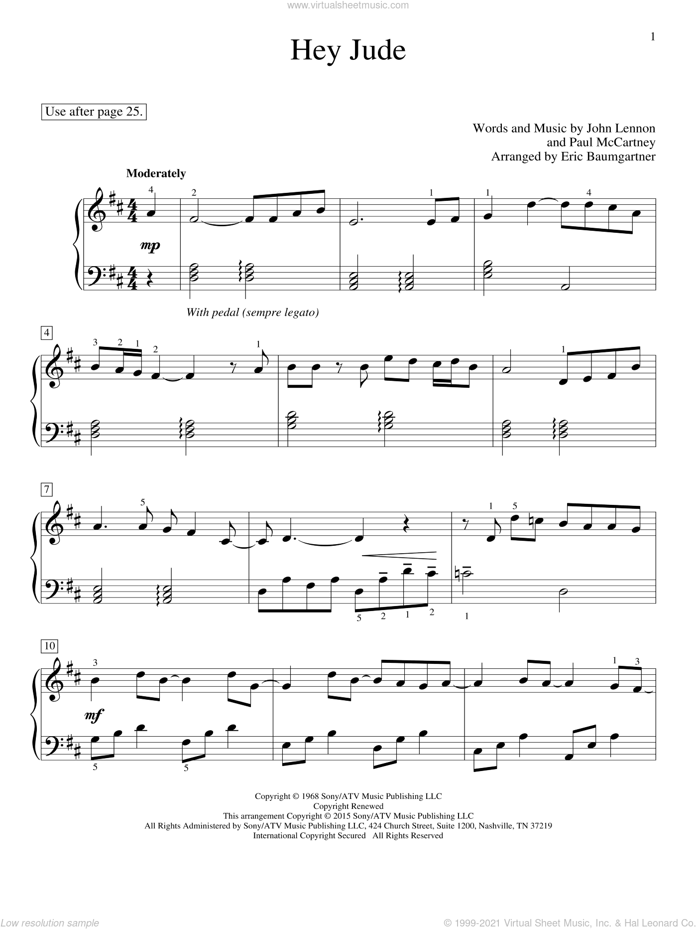 Hey Jude (arr. Eric Baumgartner)