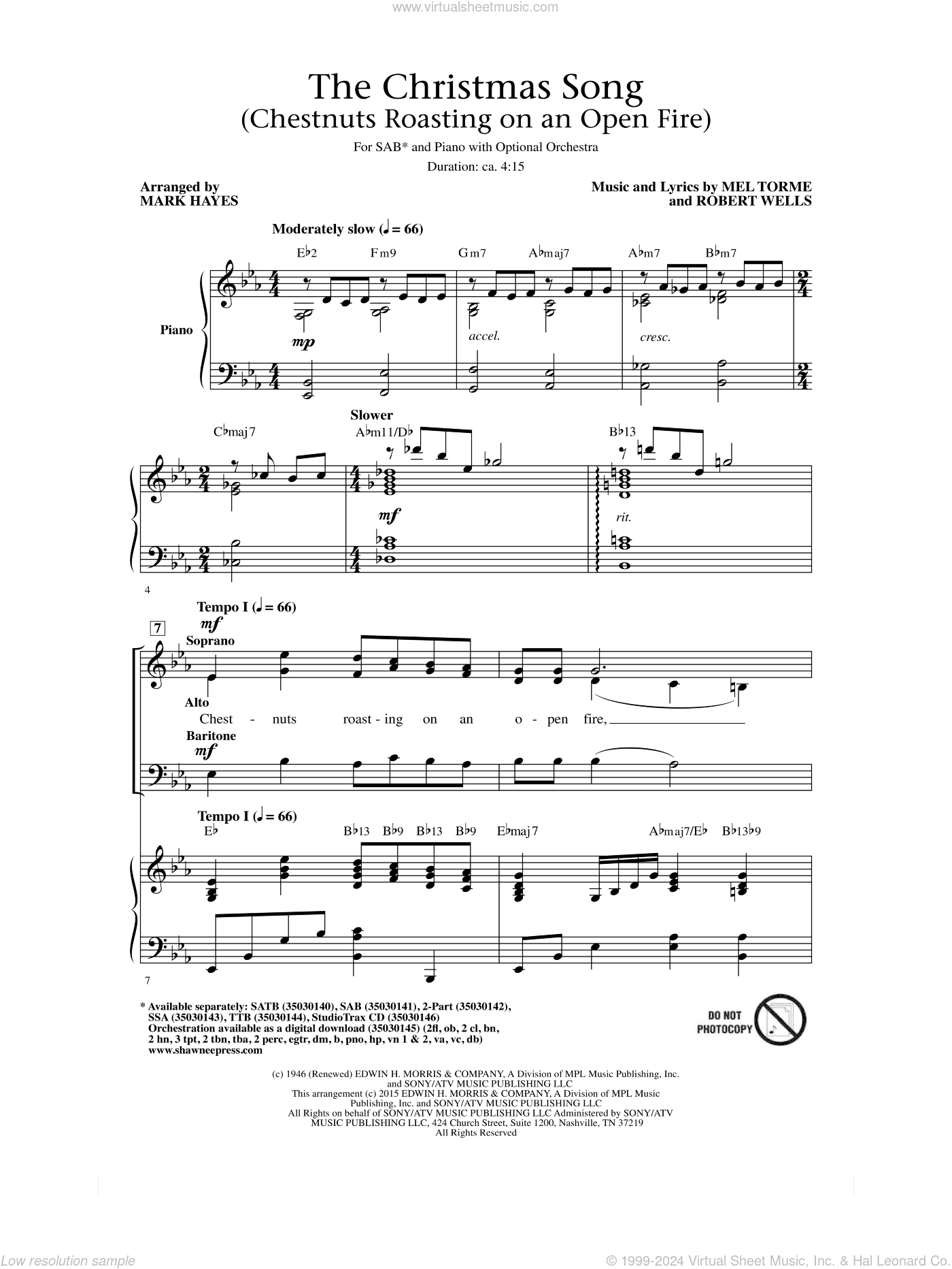 The Christmas Song (Chestnuts Roasting On An Open Fire)
