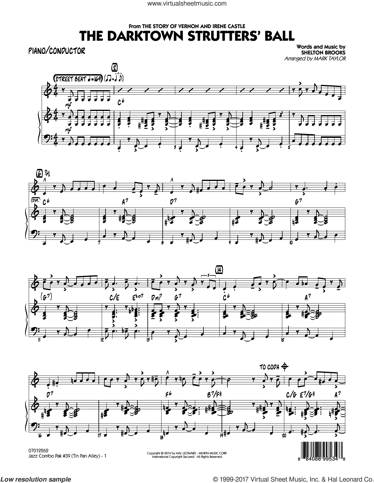 Jazz Combo Pak #39 (Tin Pan Alley) (complete set of parts)