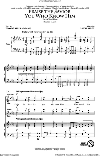 Praise The Savior, You Who Know Him