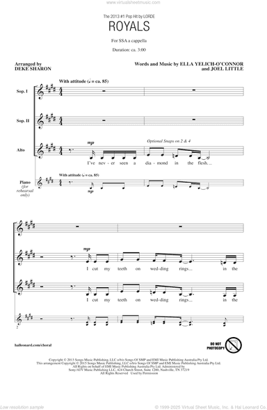 Royals (arr. Deke Sharon)