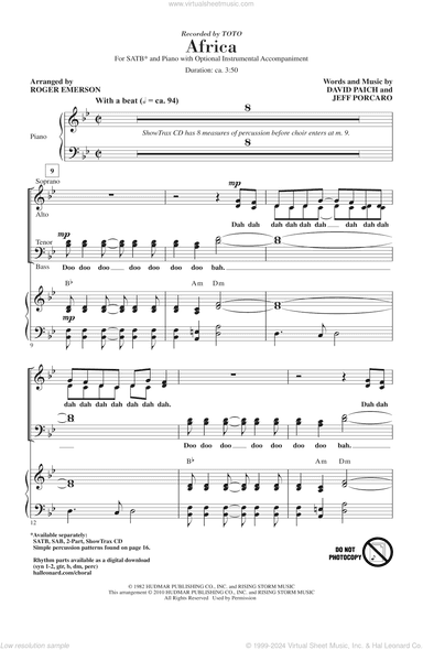 Africa (arr. Roger Emerson)