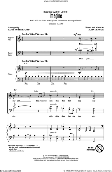Imagine (arr. Paris Rutherford)