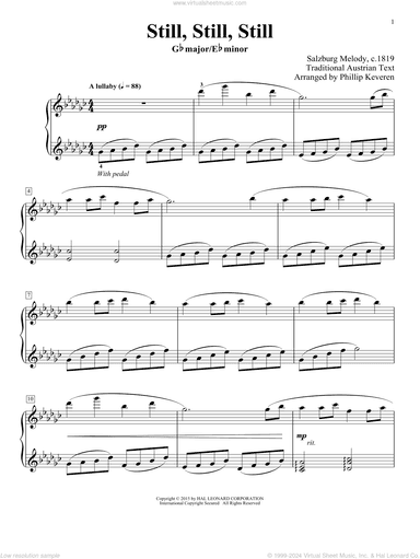 Still, Still, Still (arr. Phillip Keveren)