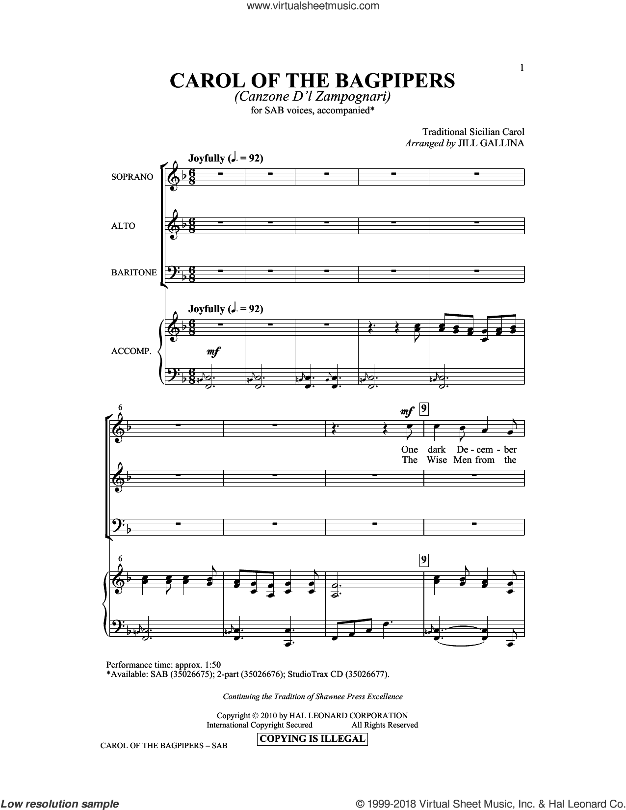 Carol Of The Bagpipers (Canzone D'l Zampognari)
