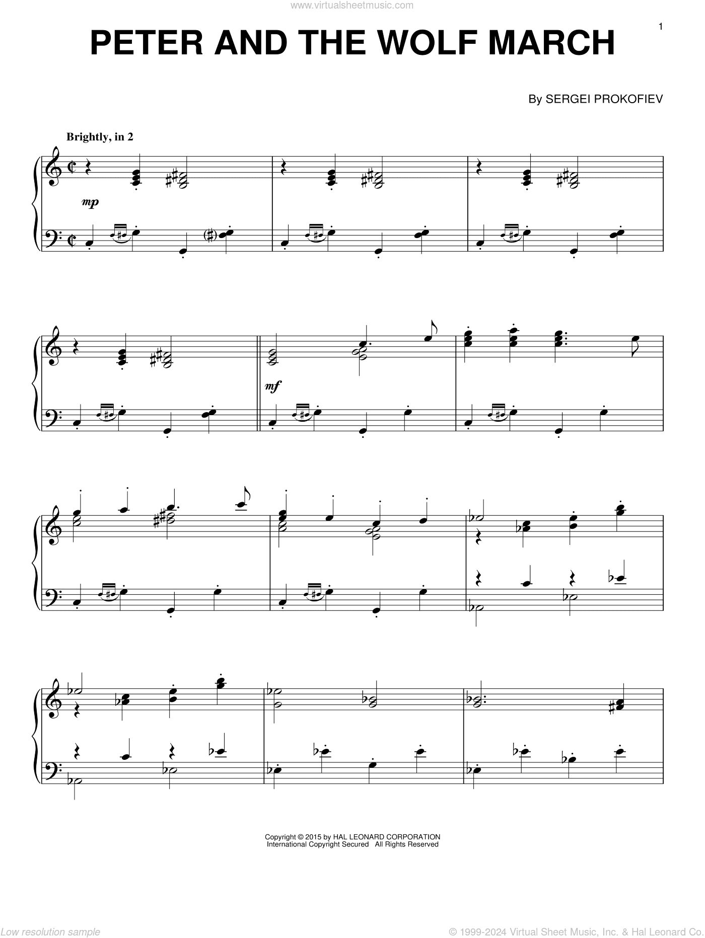 Peter And The Wolf March
