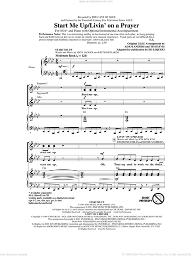 Start Me Up/Livin' On A Prayer