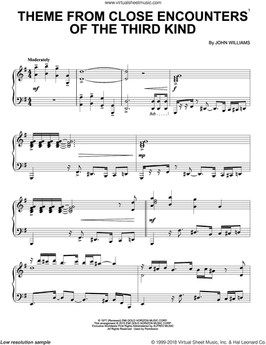 Theme From Close Encounters Of The Third Kind