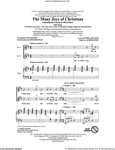 The Many Joys Of Christmas (featuring The Carols of Alfred Burt) Set 1
