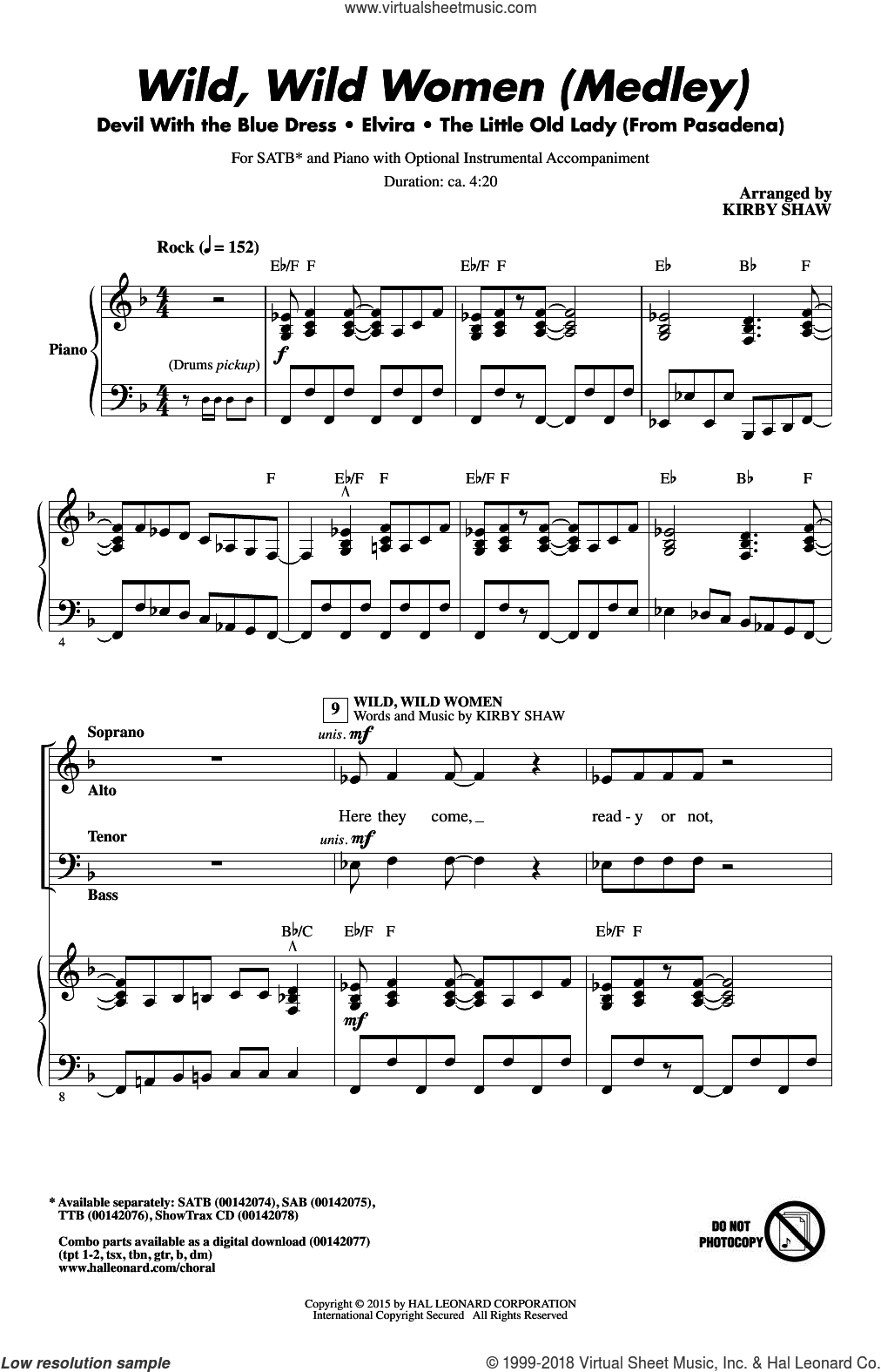 Wild, Wild Women (Medley)