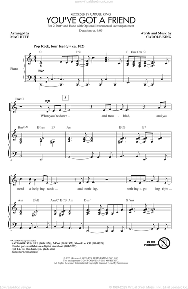 You've Got A Friend (arr. Mac Huff)