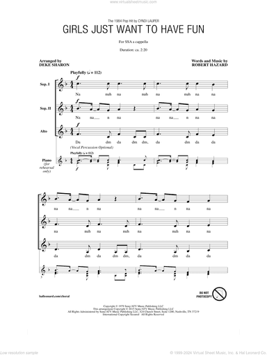 Girls Just Want To Have Fun (arr. Deke Sharon)