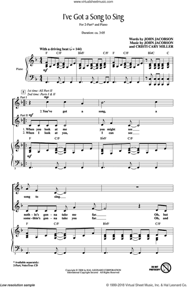 I've Got A Song To Sing