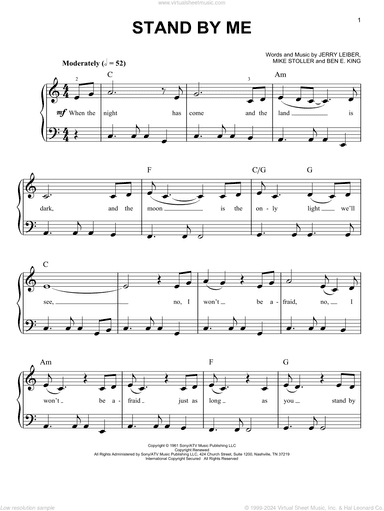 Stand By Me, (beginner)