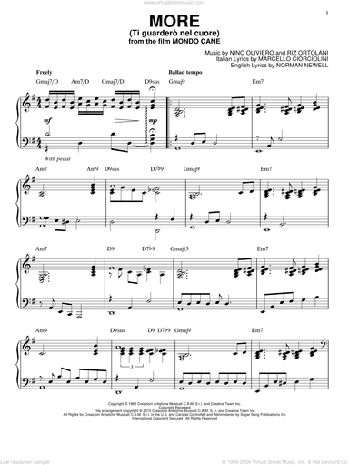 More (Ti Guardero Nel Cuore) [Jazz version] (arr. Brent Edstrom)