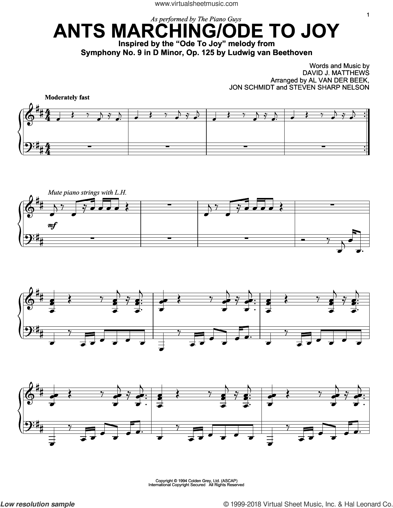 Ants Marching/Ode To Joy