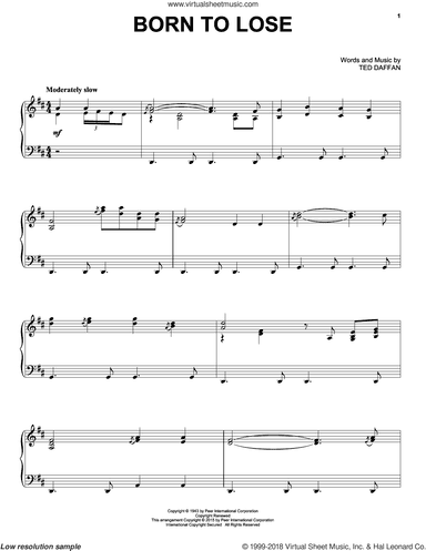 Born To Lose, (intermediate)