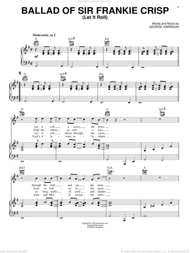 Ballad Of Sir Frankie Crisp (Let It Roll)