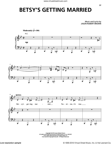 Betsy's Getting Married (Solo Version) (from Honeymoon in Vegas)
