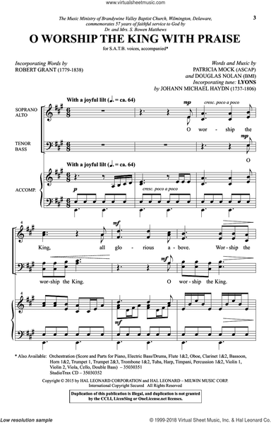 O Worship The King With Praise