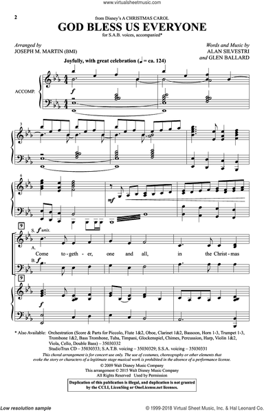 God Bless Us Everyone (from Disney's A Christmas Carol) (arr. Joseph M. Martin)