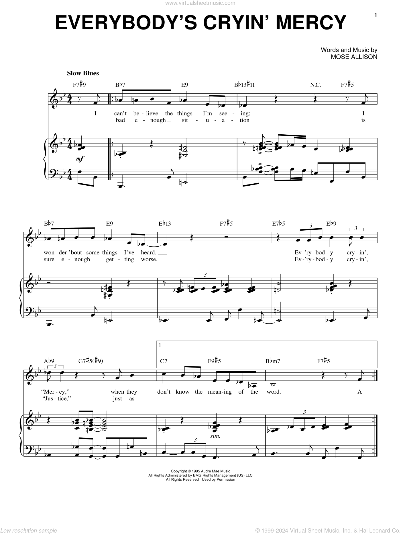 Everybody's Cryin' Mercy