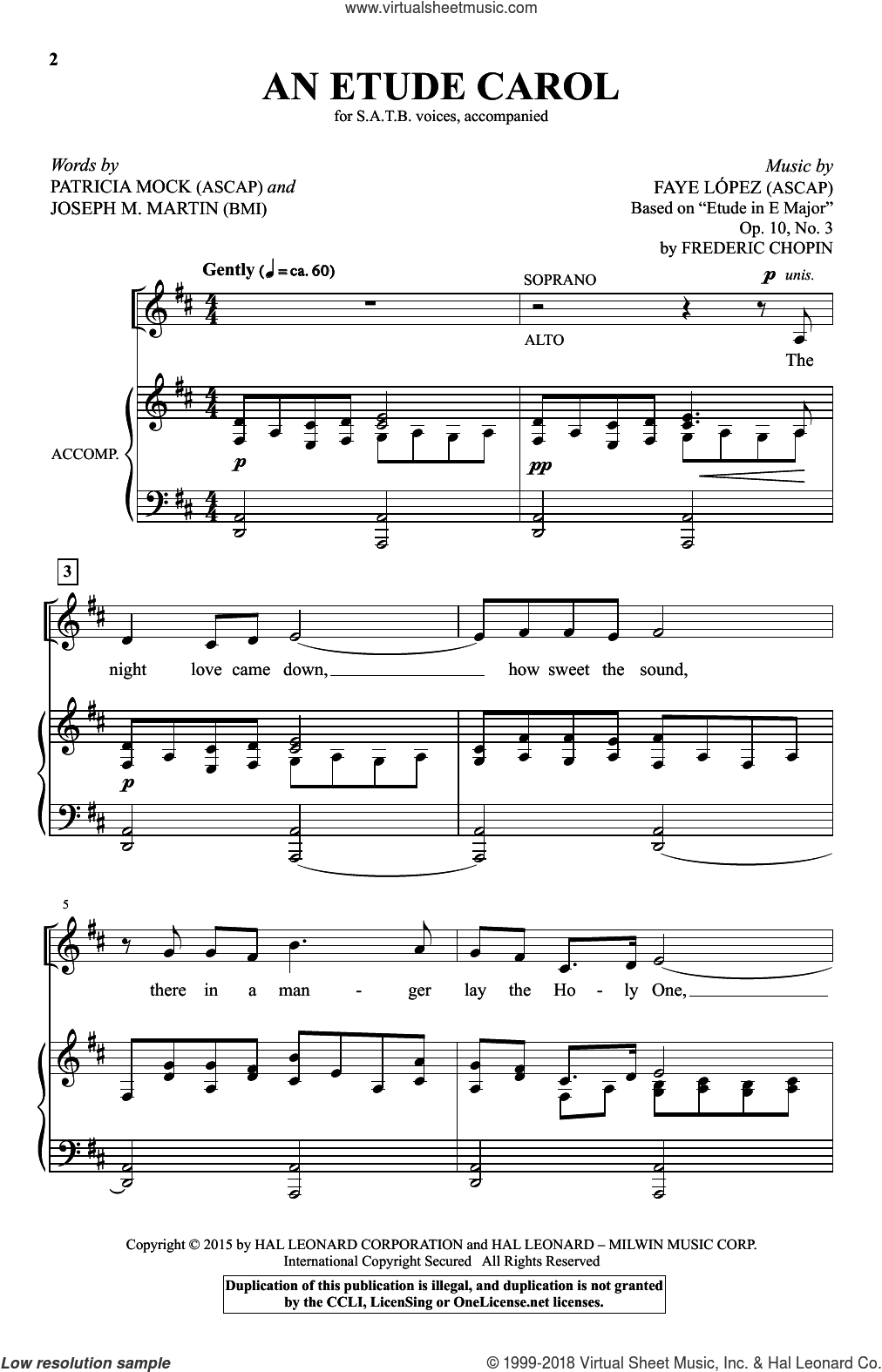 An Etude Carol