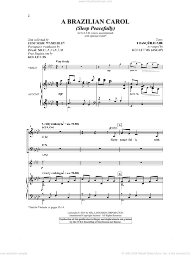 A Brazilian Carol (Sleep Peacefully)