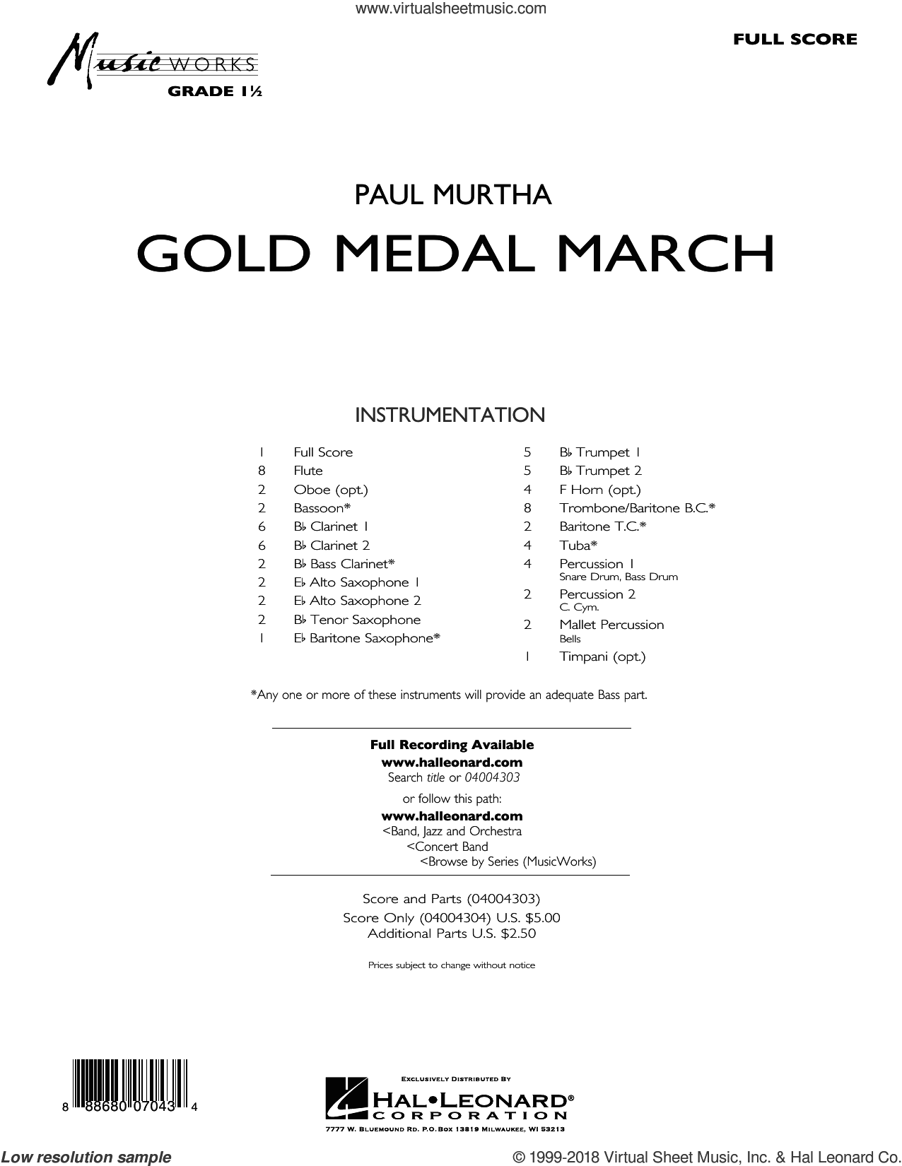Gold Medal March (COMPLETE)