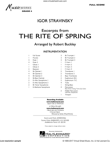 Excerpts from The Rite of Spring (COMPLETE)