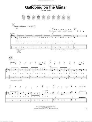 Galloping On The Guitar