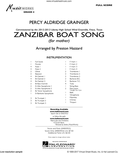 Zanzibar Boat Song (COMPLETE)