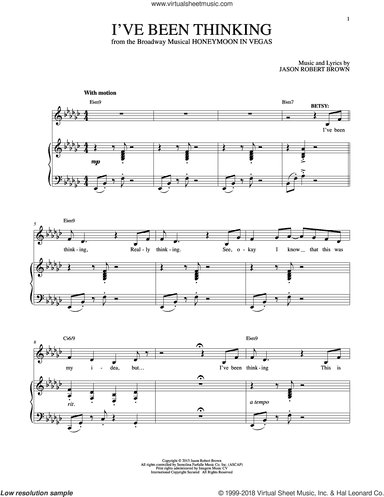 I've Been Thinking (from Honeymoon in Vegas)
