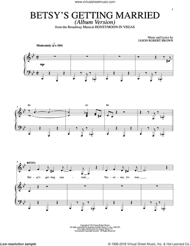 Betsy's Getting Married (Cast Album Version) (from Honeymoon in Vegas)