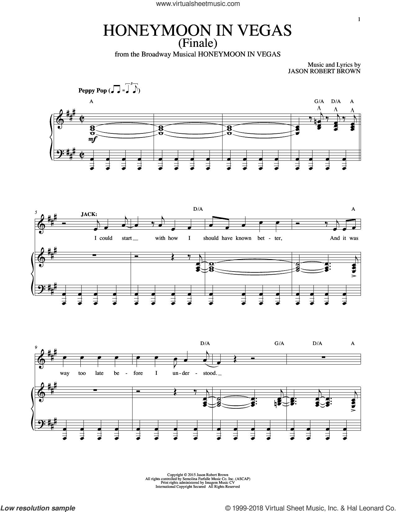 Honeymoon in Vegas (Finale) (from Honeymoon in Vegas)