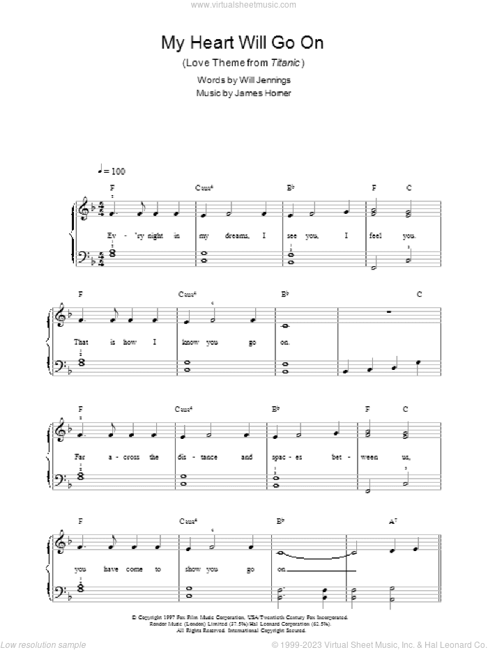 My Heart Will Go On (Love Theme from Titanic)