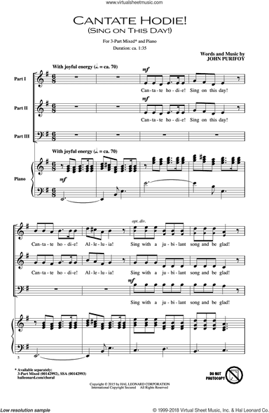 Cantate Hodie! (Sing On This Day)