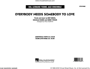 Everybody Needs Somebody to Love (COMPLETE)