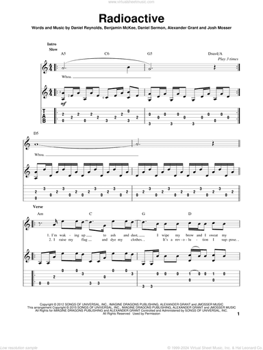 Radioactive, (intermediate)