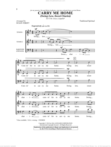 Carry Me Home (Swing Low, Sweet Chariot)
