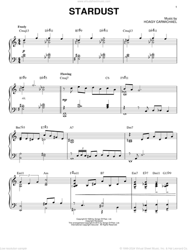 Stardust [Jazz version] (arr. Brent Edstrom)