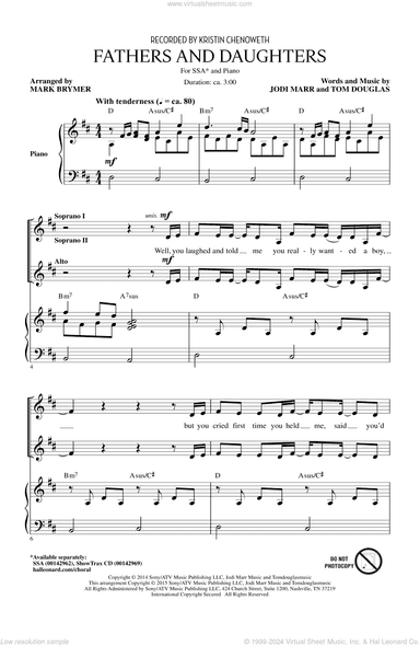 Fathers And Daughters (arr. Mark Brymer)