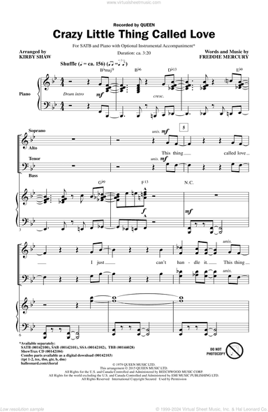 Crazy Little Thing Called Love (arr. Kirby Shaw)