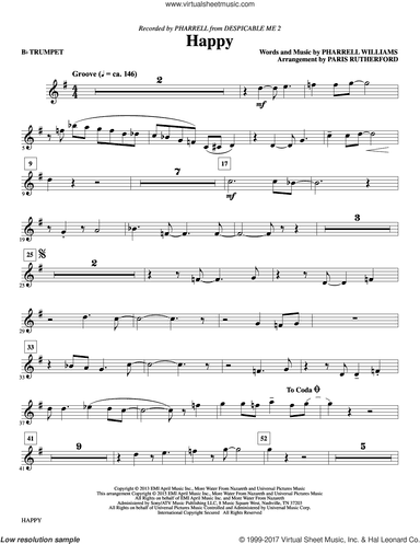 Happy (arr. Paris Rutherford) (complete set of parts)