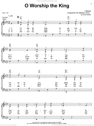 O Worship The King