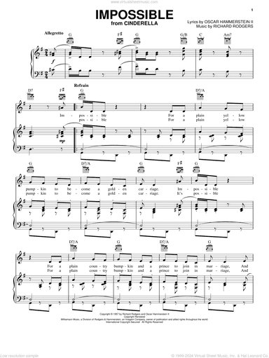 Impossible (from Cinderella)