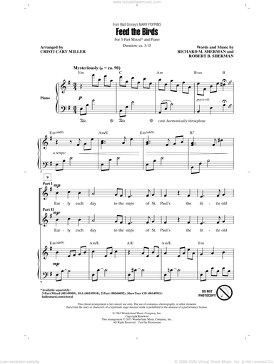 Feed The Birds (from Mary Poppins) (arr. Cristi Cary Miller)