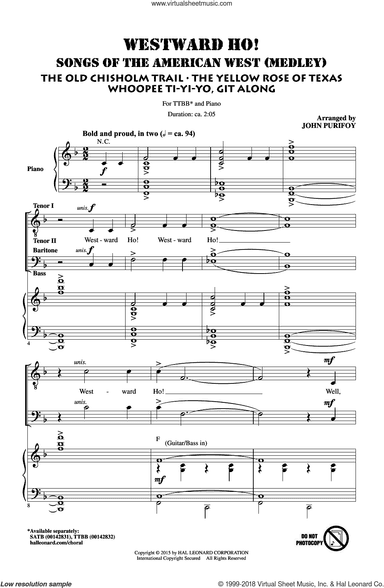 Westward Ho! Songs of the American West (Medley)